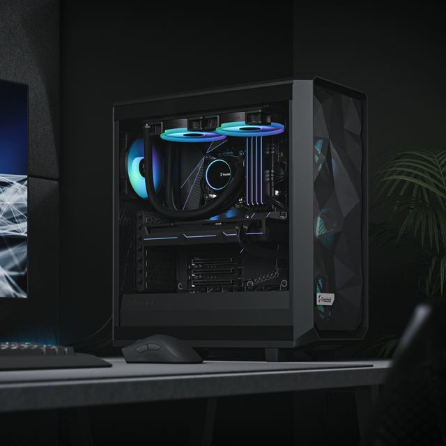 Fractal Design Meshify 2 Compact RGB White Computer Case